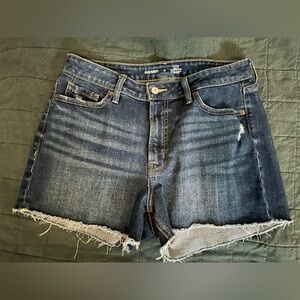 Old Navy High-Rise Curvy OG Straight Jean Shorts - (High Waisted) Women Size 10